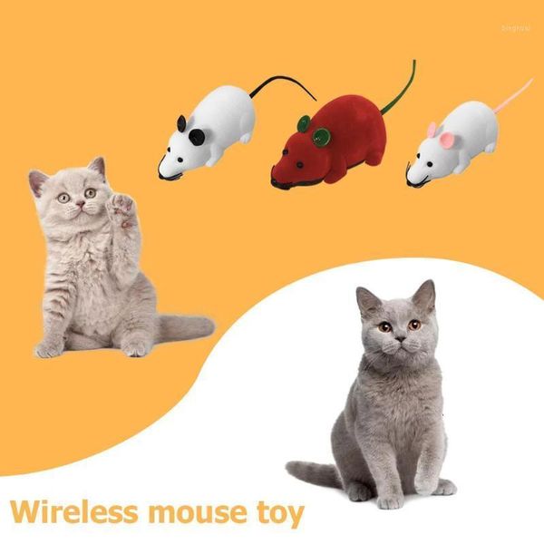 

novelty cat wireless rc mice remote control electronic false mouse pet kitten playing funny toys false mouse interactive toys1