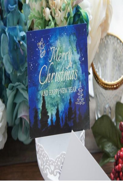 

50 шт. mini magic christmas eave card starry sky style scrapbooking party пригласительные карты 50 шт. mini jllplk