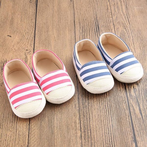 

first walkers patpat baby / toddler striped casual canvas prewalker shoes1