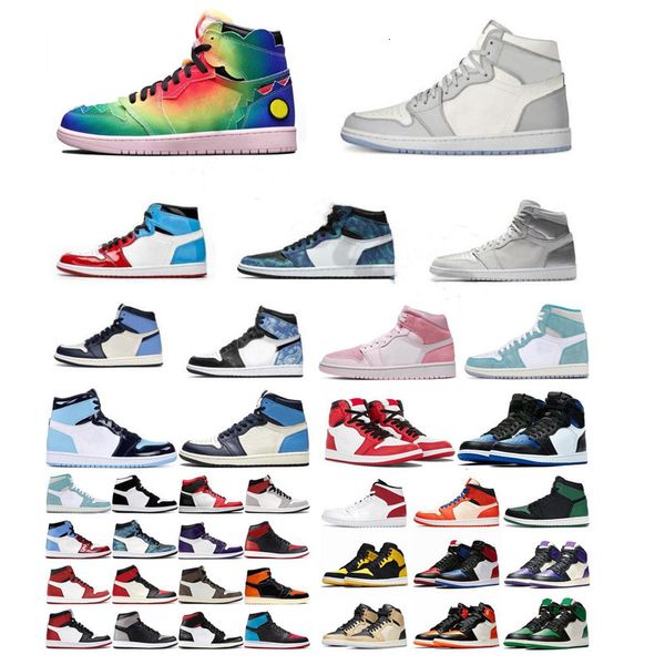 

2021 arrivals og high low men women j balvin x 1 1s basketball shoes rookie of union the year shattered crimson tint sneakers pink trainers