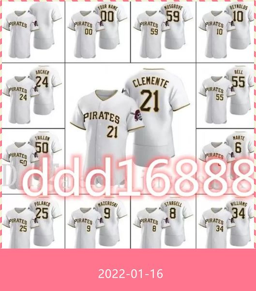 

pittsburgh\rpirates men jersey #24 chris archer 55 josh bell 8 willie stargell 10 bryan reynolds custom women youth white 20 authentic, Blue;black