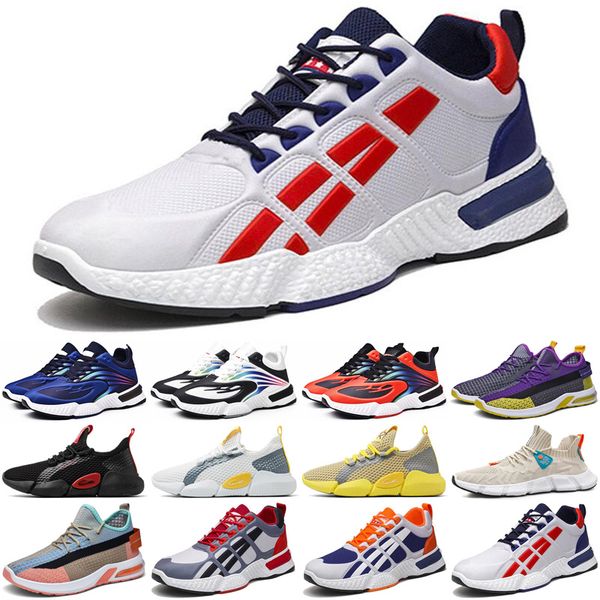 

men running shoes athletic black white red outdoor breathable mens trainers sports sneakers runners size 39-44