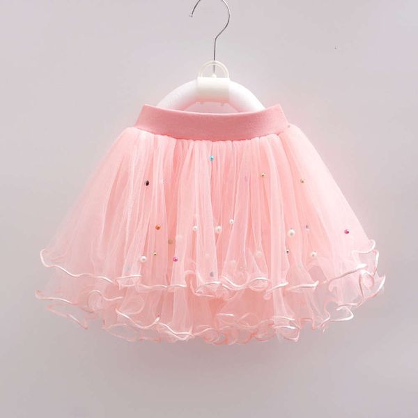 

2020 length gauze winter children's new baby half princs spring and autumn foreign sle short skirt girls' ffy, Blue