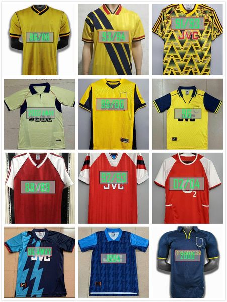 

2011-2012 125th anniversary retro soccer jersey 11 12 #14 henry #8 arteta classic vintage football shirt, Black;yellow