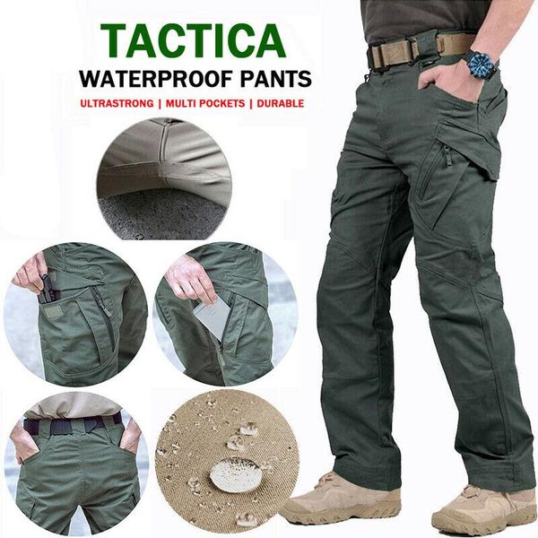 

mens camouflage cargo pants elastic multiple pocket male trousers outdoor joggers pant plus size tactical pants men 5xl, Black;green