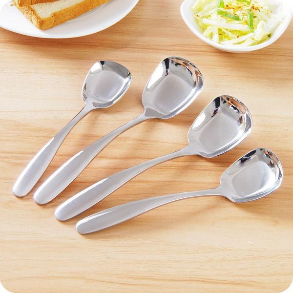 

1pc stainless spoon dessert spoon creative cutlery children rice1