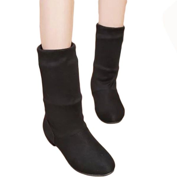 

boots gaoke 2021 autumn winter women scrub women's shoes fashion ankle comfortable, Black
