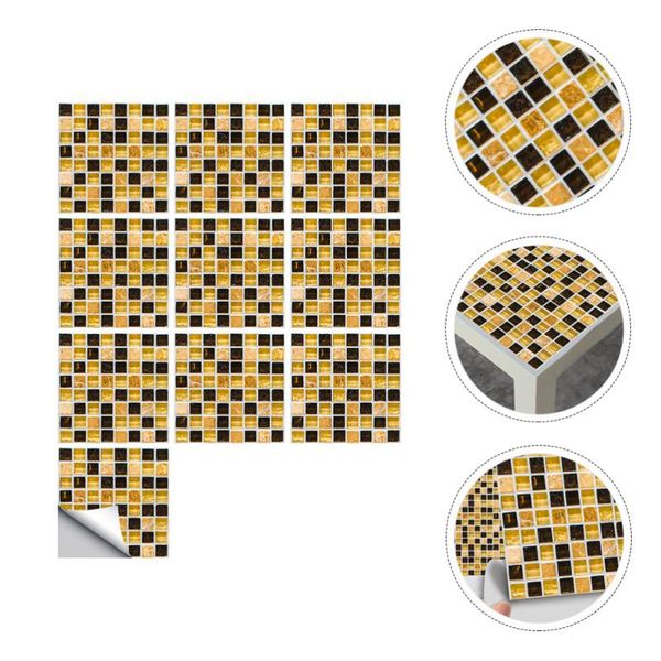 

wall stickers 10pcs self adhesive tile removable household bathroom sticker