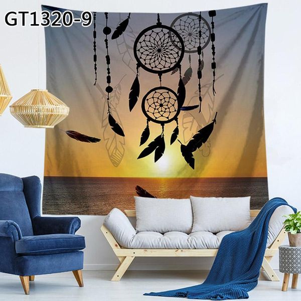 

bohemian tapestry wall tapestries dreamcatcher pattern decor geometric wall cloth printed tapiz farmhouse home bedroom decor wmtwlt