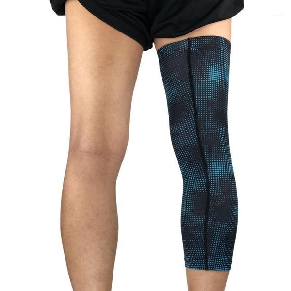 

football volleyball knees basketball breathable knee safety sports training elastic support knee protect1, Black;gray