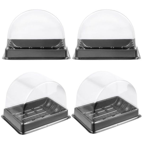 

gift wrap 30 pcs transparent cake blister box pastries bake packaging with lid