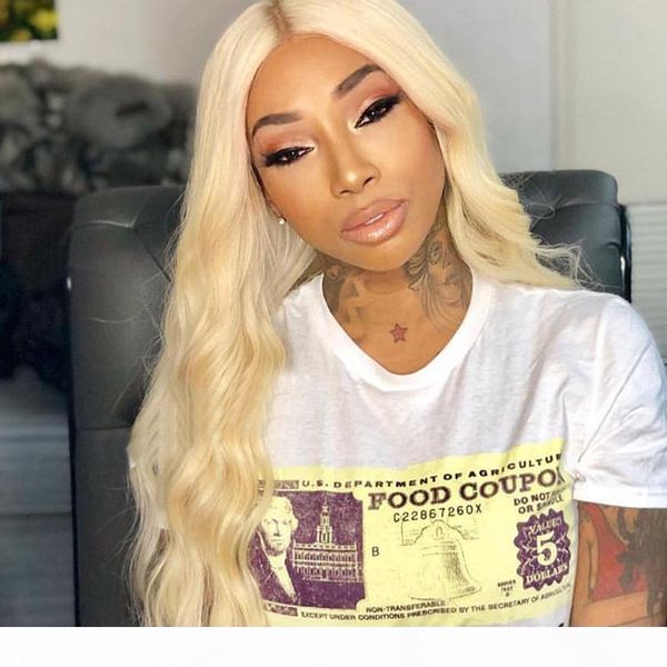 

613 blonde lace front wig human hair preplucked brazilian remy virgin hair body wave blonde 613 lacefront wigs for black women, Black;brown