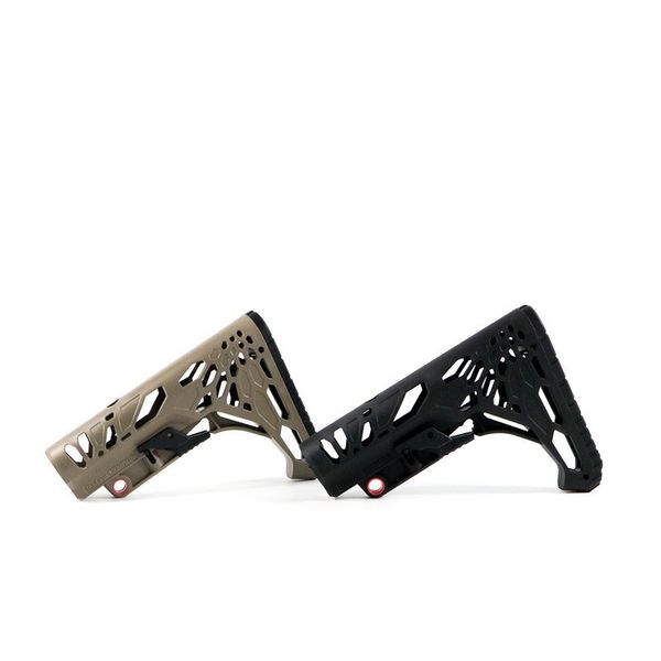 

tactical slide-on replacement collapsible buttstock new lightweight stocks fit 1.148'' diameter receiver extension(buffer tube