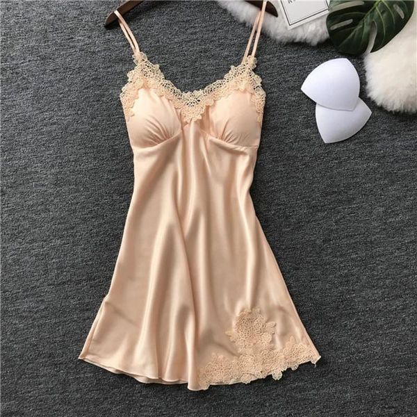 

women sleep female dress nightwear silk fashion bathrobe lingerie belt lace women bathrobes babydoll nightwear bvuqi