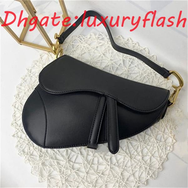 

luxurys designers bags designer handbag lady genuine leather handbags with letters saddle bag genuine leather shoulder handbag