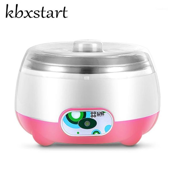 

220v yogurt maker 1l full-automatic yogurt machine household diy tools kitchen appliance stainless steel liner1