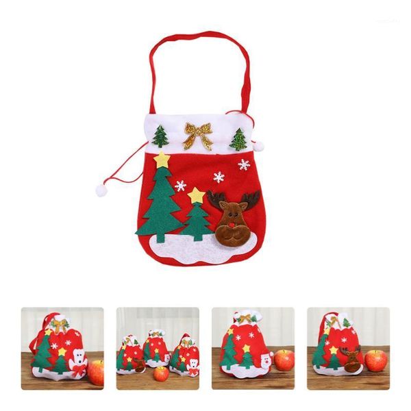 

christmas decorations 3 pcs candy bag creative gift bags practical storage pouch1