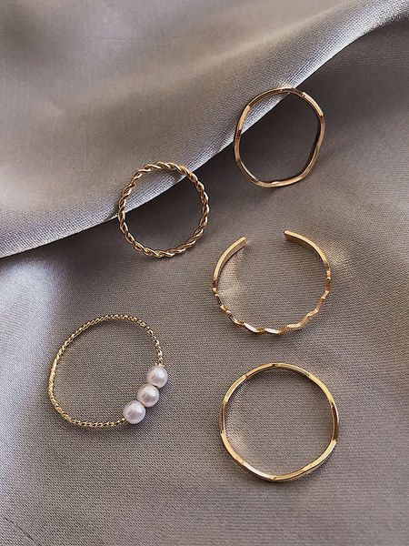 

vipkorean fashion combination for women's personality simple versatile index finger sweet joint ring, Silver