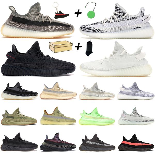 

new kanye men women shoes fashion trainers fade carbon cinder bred static zebra beluga butter natural cream mens sneakers with boxes
