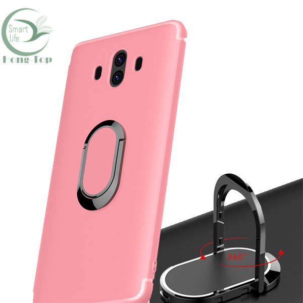 

ckshwm10 matting soft tpu телефон чехол магнитное кольцо кронштейн мобильный телефон оболочка для huawei