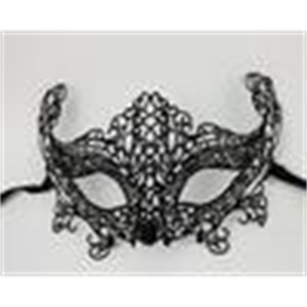 

masquerade new fashion dance lace veil halloween face mask black cutout party masks drop shipping hg-party-008