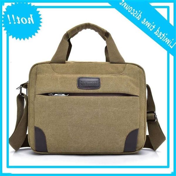 

canvas shoulders multi-compartment crossbody tas retro casual men messenger bags trend great horizontal capacity