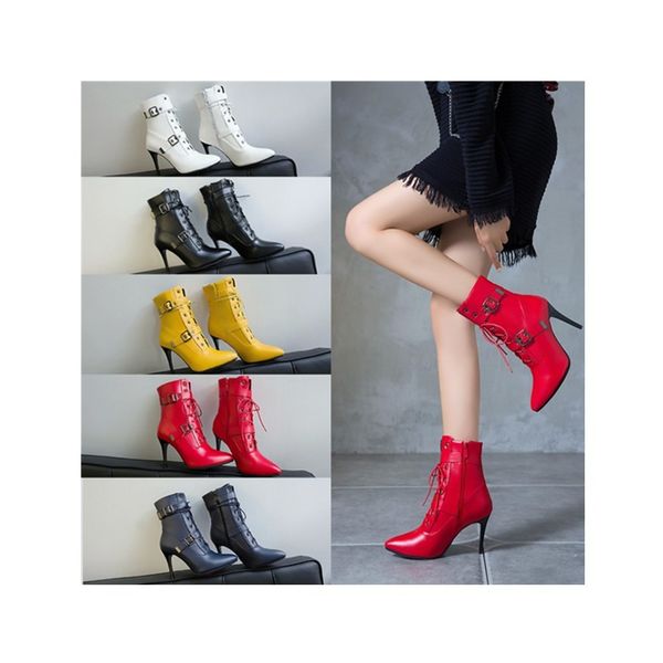 

2020 and new autumn/winter fashion with high heels at belt women's big-50 shoes gd0m, Black