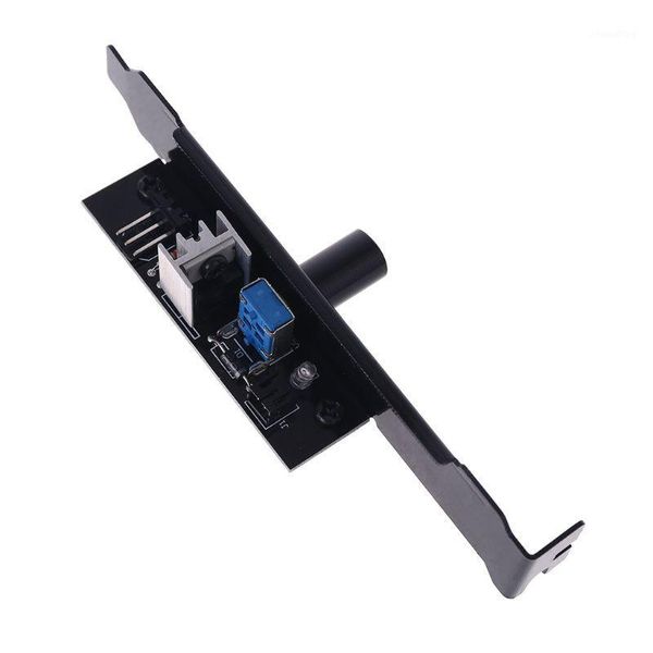 

3 channels fan hub 1 knob cooling fan speed controller for cpu case hdd vga pwm1