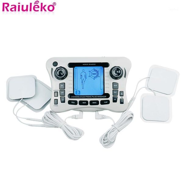 

12 modes pulse massager ems electrical muscle stimulator tens acupuncture low frequency physiotherapy machine fat burner cupping1