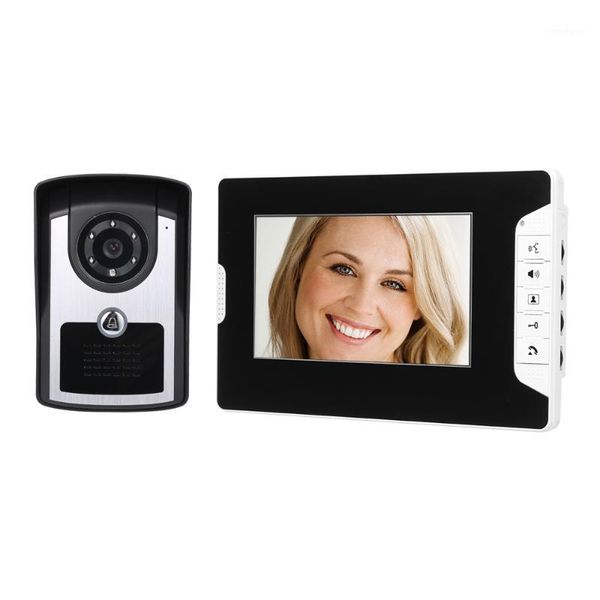 

7 inch monitor hd camera video intercom peephole doorbell intercom system ir night vision wired doorbell camera safety1