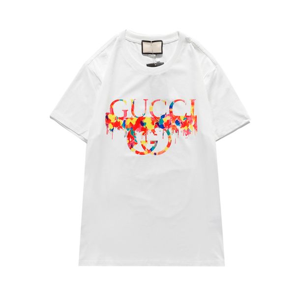 

2020ssnew designer t-shirt hip hop men's designer t-shirt fashion brand men's ladies short-sleeved t-shirt s-xxl, White;black