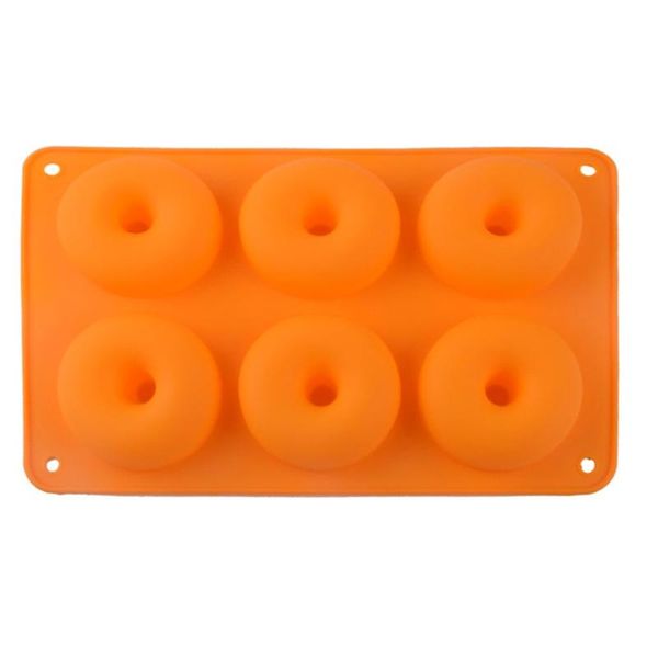 

electric ovens 6 doughnut silicone mold diy round cake angel circle biscuit muffin donut ice cube molds candy chocolate