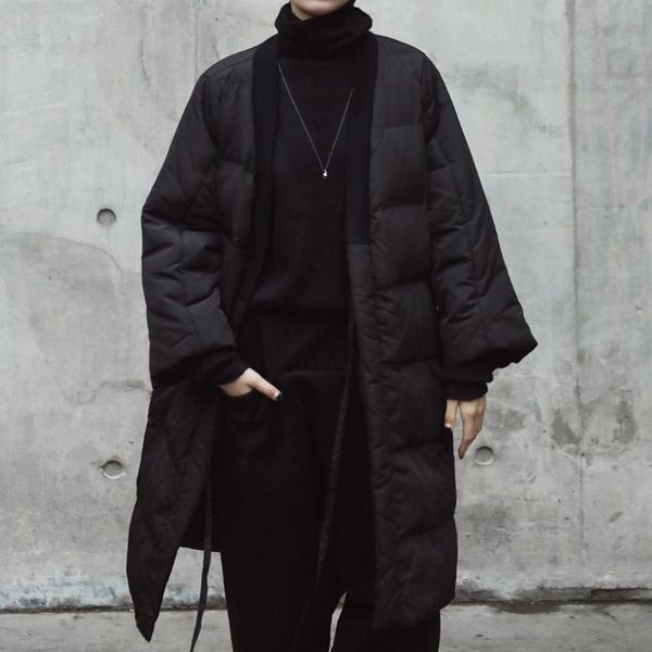 

women's down & parkas asymsay black keep warm cotton-padded coat long sleeve loose fit women winter v-neck jacket windbreaker al1755