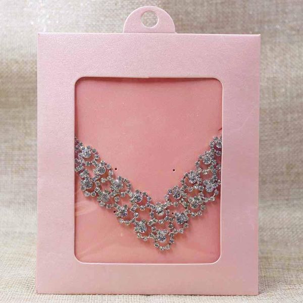 

10 шт. различные цветные ювелирные изделия пакет окна вешалка коробка конфеты дисплей коробка ожерелье серьги упаковочный ящик с прозрачной