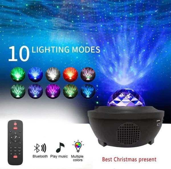 

soundbar colorful starry galaxy projector blueteeth usb voice control music player led night light charging projection lamp kids gift