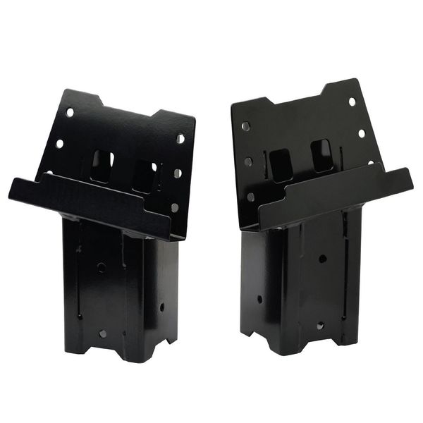

hme 4 x 4 wood post elevated hunting blind steel post brackets, qylvyn wphome