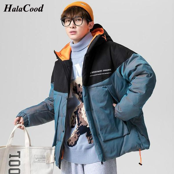 

men's down & parkas halacood warm duck jackets winter jacket men fashion male parka mens thick and coats, Black