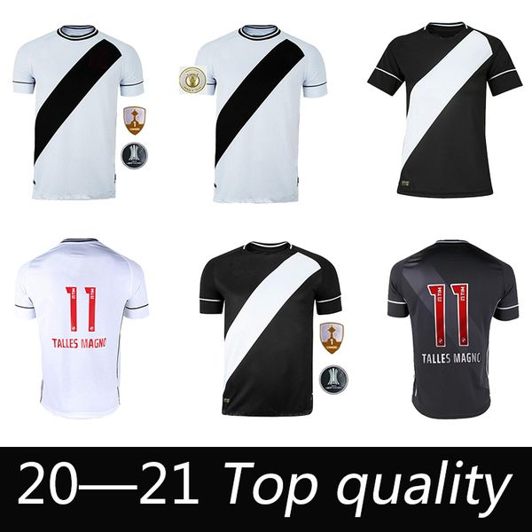 

20 21 vasco da gama футбольные трикотажки maxi rios paulinho muriq пользовательские 2020 2021 черная белая футболка, Black;yellow