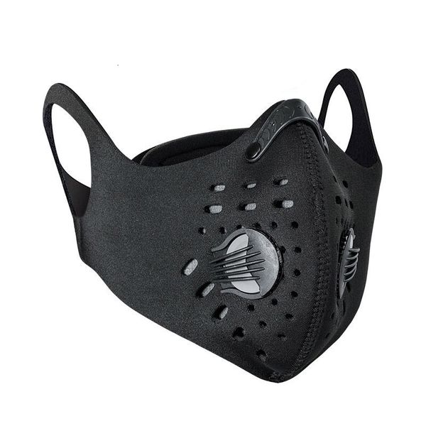 

dustproof anti-dust outdoor sports for riding waterproof face mask with breathing valve built-in filter 5