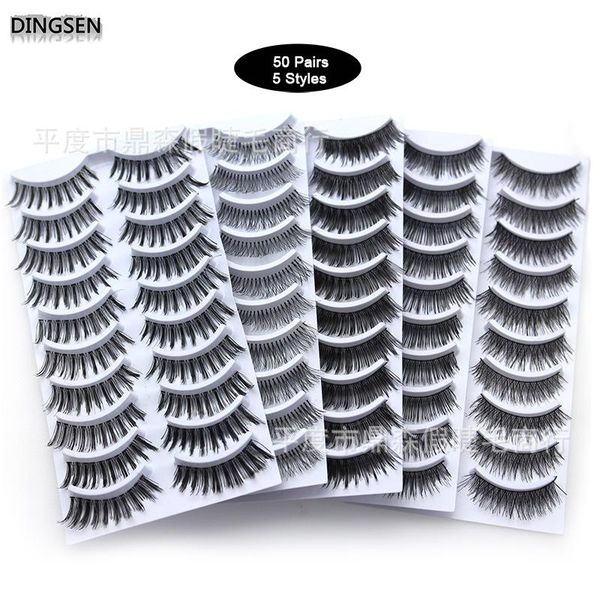 

false eyelashes 10 pairs factory synethic eyelash eyeshadow extension
