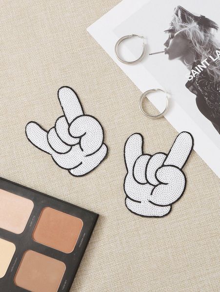 

plus sequins nipple cover w9nv#, Black;white