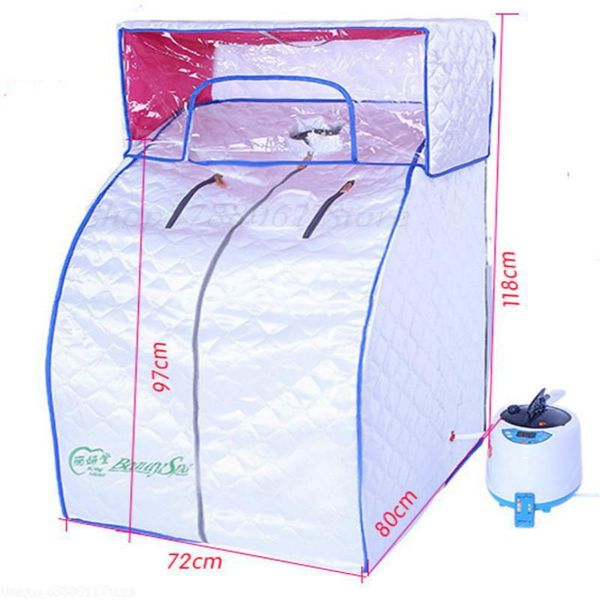 

new folding steamer sauna steam box spa steamer with air pump fumigation machine
