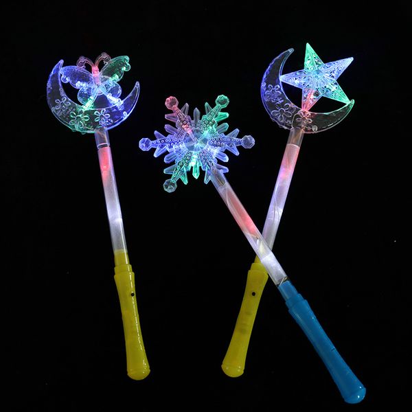 

led lighted toy vocal concert moon bar led glow sticks children toy props for the festival party