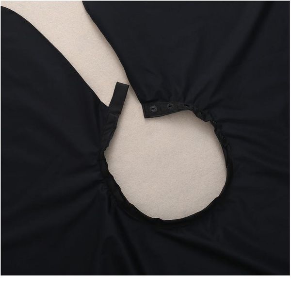 

pro waterproof salon hair cut hairdressing hairdresser barbers cape gown cloth wrap black pro wa qylvji