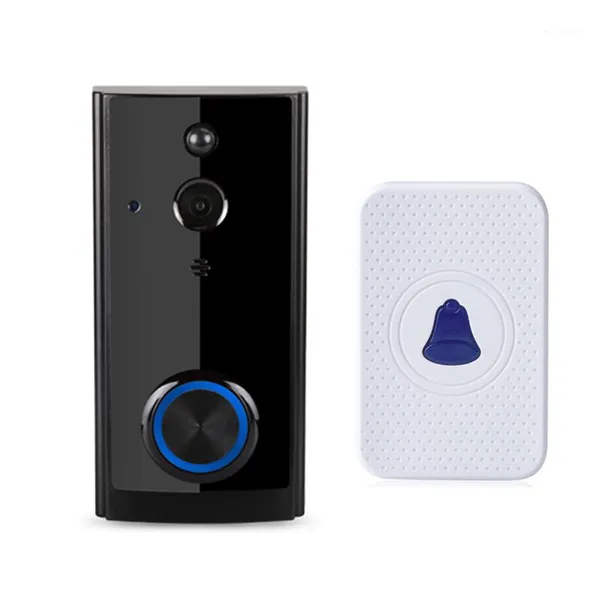 

smart fhd 1080p cmos doorbell intercom remotely unlock video door phone intercom villa security alarms systems lermom wd81