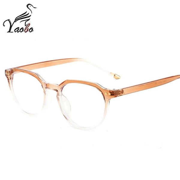 

new ultralight anti-blue light optical eyeglasses women oval plastic glasses frame computer myopia eye glasses classic men, Black