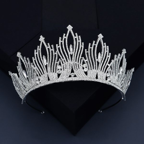 

bridal baroque atmospheric wedding headwear alloy diamond crown hairband