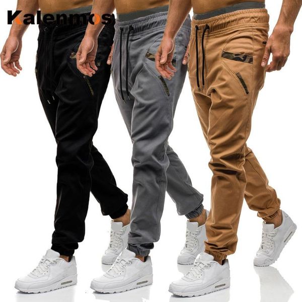 

pants men boyfriend punk autumn fall spring hip hop trousers streetwear mens clothing casual streetwear men joggers cargo pants, Black