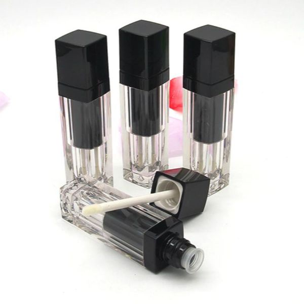 

storage bottles & jars wholesale lip gloss tube packaging container 5ml square clear tubes empty refillable lipgloss bottles1