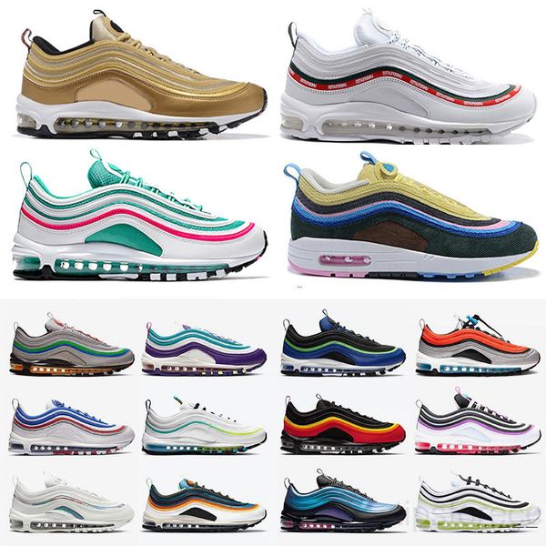 

air men casual shoes balck metallic gold south beach prm yellow triple white air designer women sports sneakers us 5.5-11 gd3s